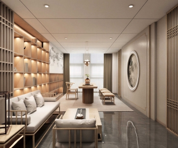 New Chinese Style Tea House-ID:615976106