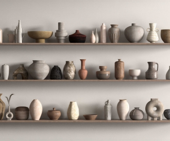 Wabi-sabi Style Clay Pot-ID:779341942