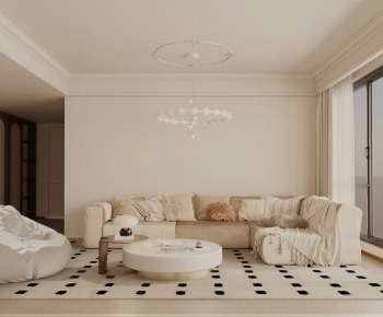 French Style A Living Room-ID:670622112