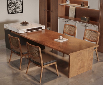 Modern Dining Table And Chairs-ID:582119941