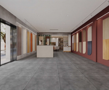 Modern Exhibition Hall-ID:509972103