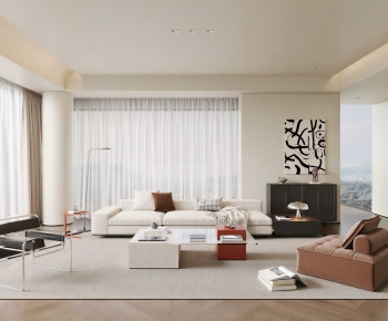 Modern A Living Room-ID:698480678
