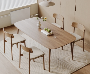 Modern Dining Table And Chairs-ID:601874116