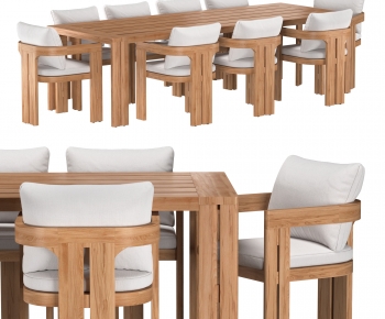Modern Dining Table And Chairs-ID:728925942