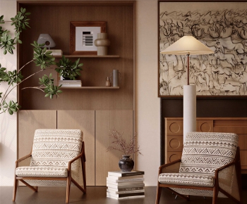 Retro Style Lounge Chair-ID:645451073