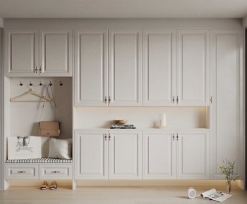 Simple European Style Shoe Cabinet-ID:227460912