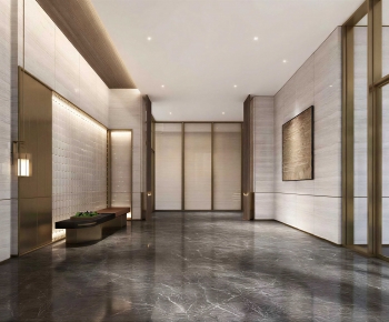 Modern Office Reception Desk-ID:558056122