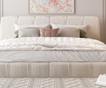 Modern Double Bed-ID:339940073