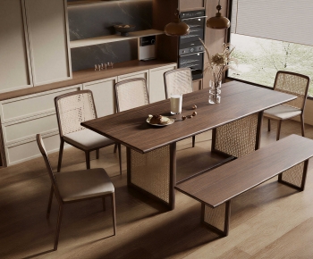 Modern Dining Table And Chairs-ID:282859842