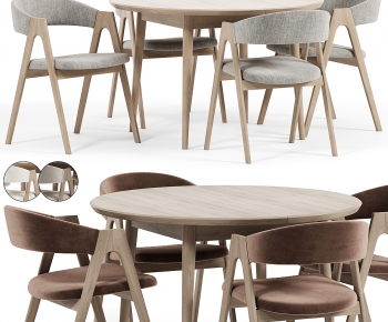 Modern Dining Table And Chairs-ID:899209982