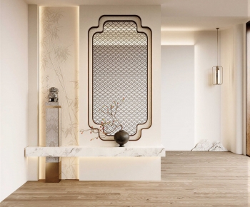 New Chinese Style Hallway-ID:611501936