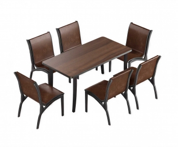 Modern Dining Table And Chairs-ID:208446039