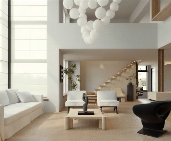 Modern A Living Room-ID:814625024