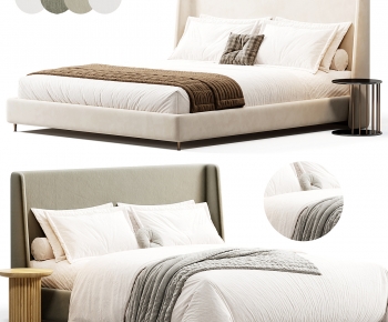 Modern Double Bed-ID:454659537