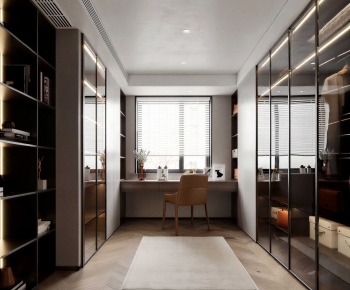 Modern Clothes Storage Area-ID:894066108