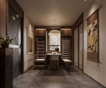New Chinese Style Dining Room-ID:706867935