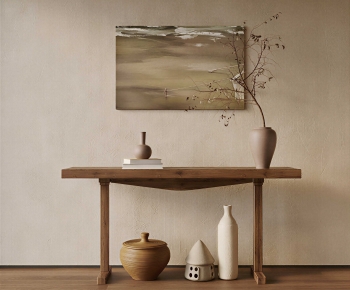 Wabi-sabi Style Console-ID:449136023
