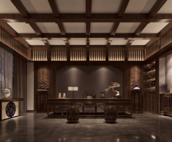 Chinese Style Study Space-ID:121824033