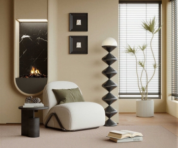 Modern Single Sofa-ID:391796114