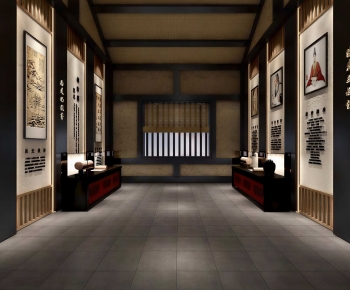 New Chinese Style Exhibition Hall-ID:684156898