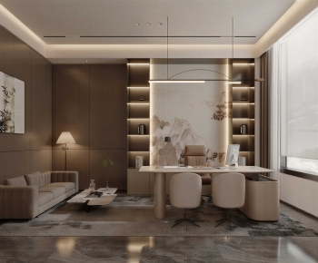 New Chinese Style Manager's Office-ID:563677071