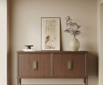 New Chinese Style Side Cabinet-ID:950536971