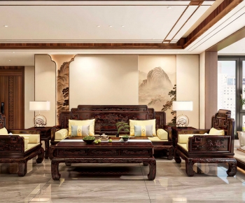 Chinese Style A Living Room-ID:451123004