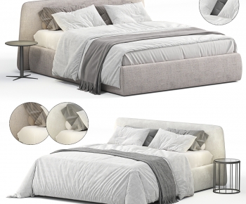 Modern Double Bed-ID:628216031