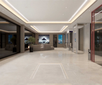 Modern Office Reception Desk-ID:624766113