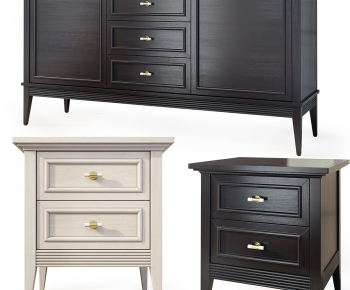 American Style Bedside Cupboard-ID:785904886
