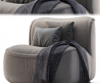 Modern Single Sofa-ID:408620846