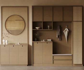 Japanese Style Shoe Cabinet-ID:423178916