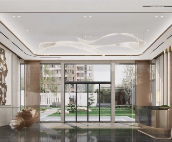 Modern Office Reception Desk-ID:187974933