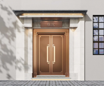 New Chinese Style Entrance Door-ID:536599248