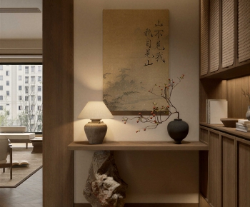 Wabi-sabi Style Hallway-ID:466465004