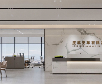 Modern Office Reception Desk-ID:587016117