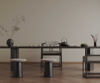 New Chinese Style Tea Tables And Chairs-ID:527081975