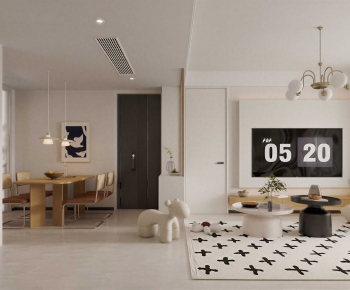 Modern A Living Room-ID:816850711