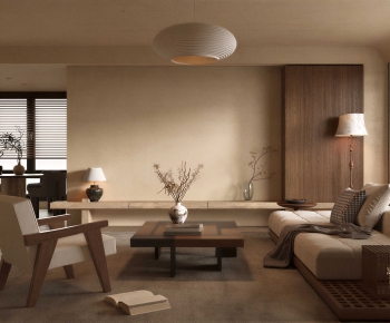 Wabi-sabi Style A Living Room-ID:311187039