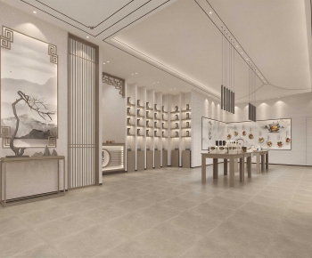 New Chinese Style Exhibition Hall-ID:230954896