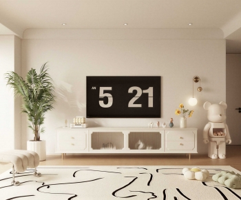 Modern A Living Room-ID:343863964