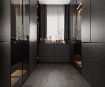 Modern Clothes Storage Area-ID:797892091