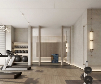 Modern Home Fitness Room-ID:380985023