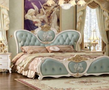 European Style Double Bed-ID:232839688