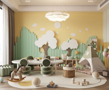 Modern Children's Room Activity Room-ID:889198063