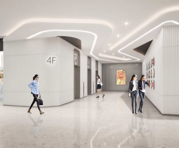 Modern Corridor/elevator Hall-ID:426573999