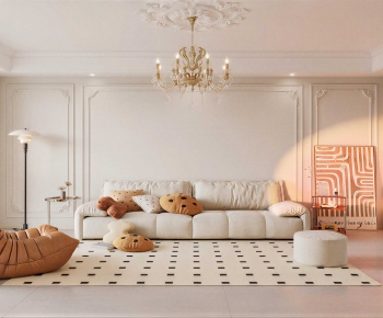 French Style A Living Room-ID:859426984