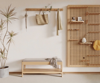 Nordic Style Stool For Changing Shoes-ID:411911017