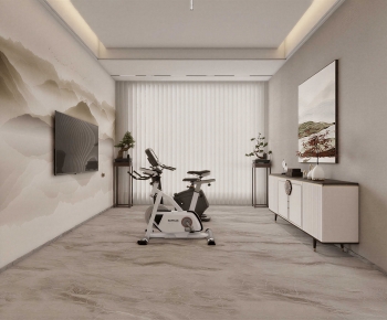 Modern Home Fitness Room-ID:373780714