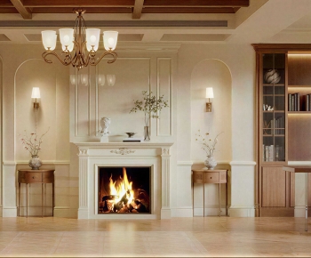 French Style A Living Room-ID:956964973